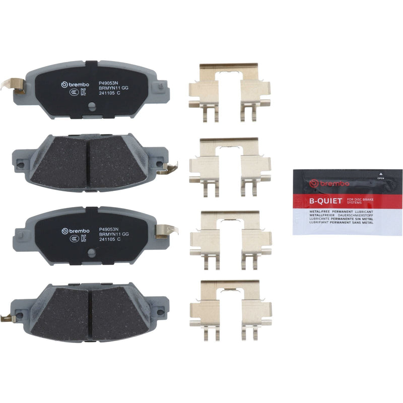 BREMBO Ceramic Rear Disc Brake Pad Set - P49053N