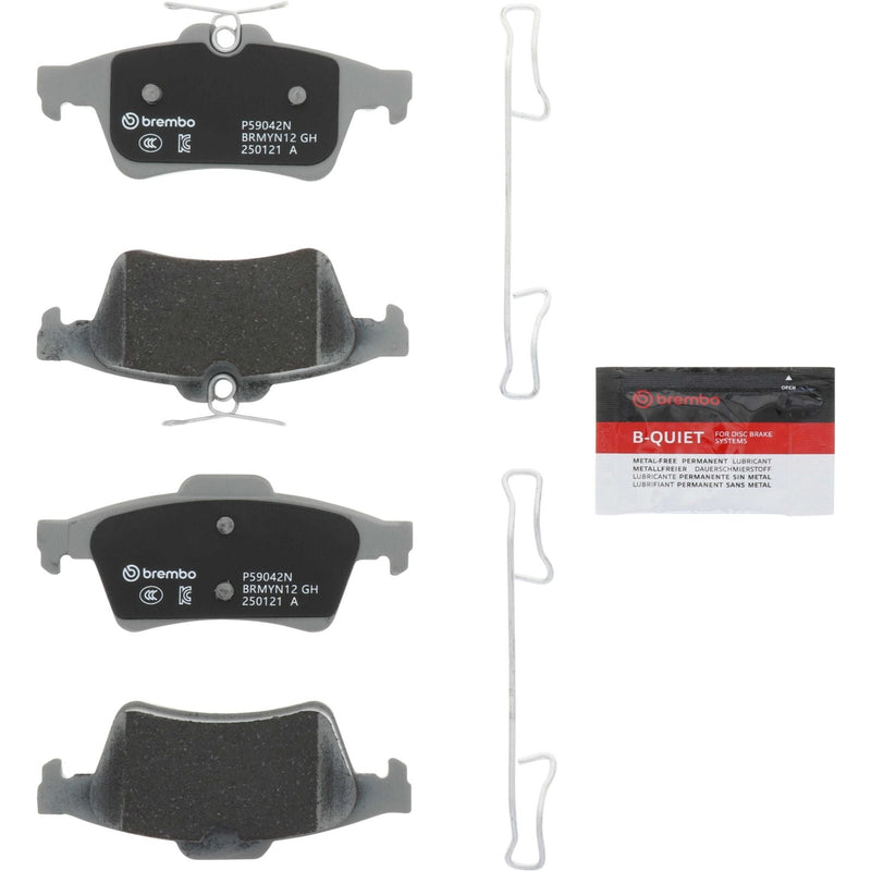 BREMBO Ceramic Rear Disc Brake Pad Set - P59042N