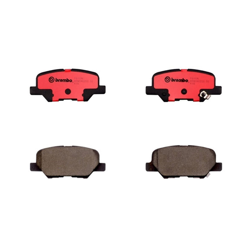 BREMBO Ceramic Rear Disc Brake Pad Set - P61111N