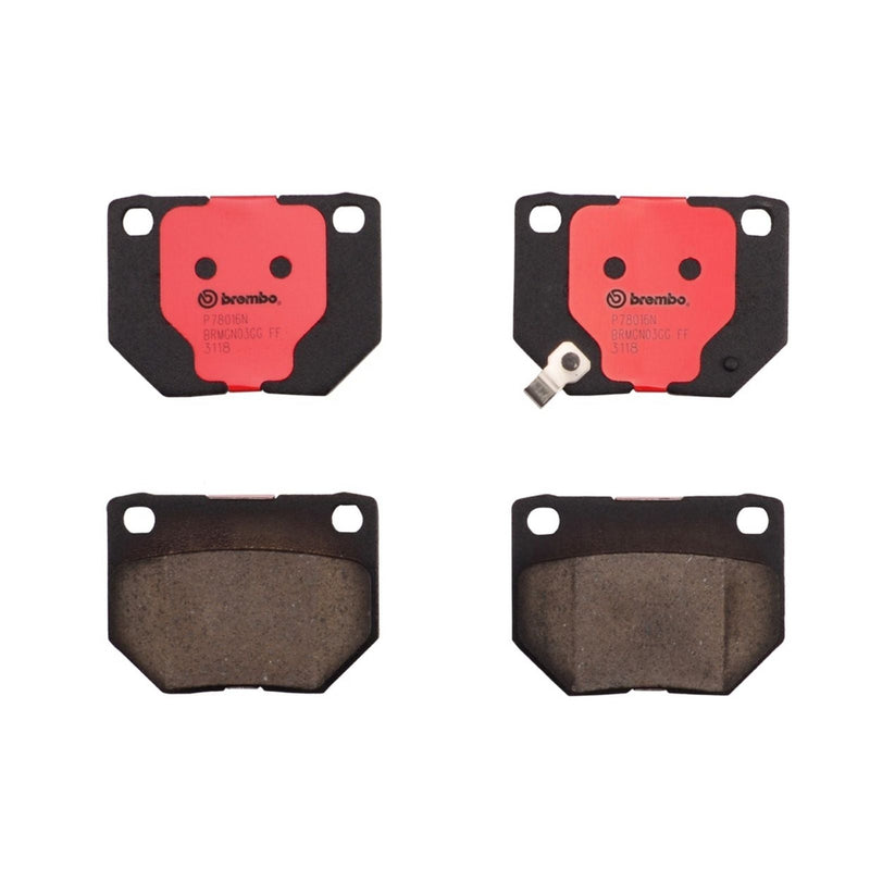 BREMBO Ceramic Rear Disc Brake Pad Set - P78016N