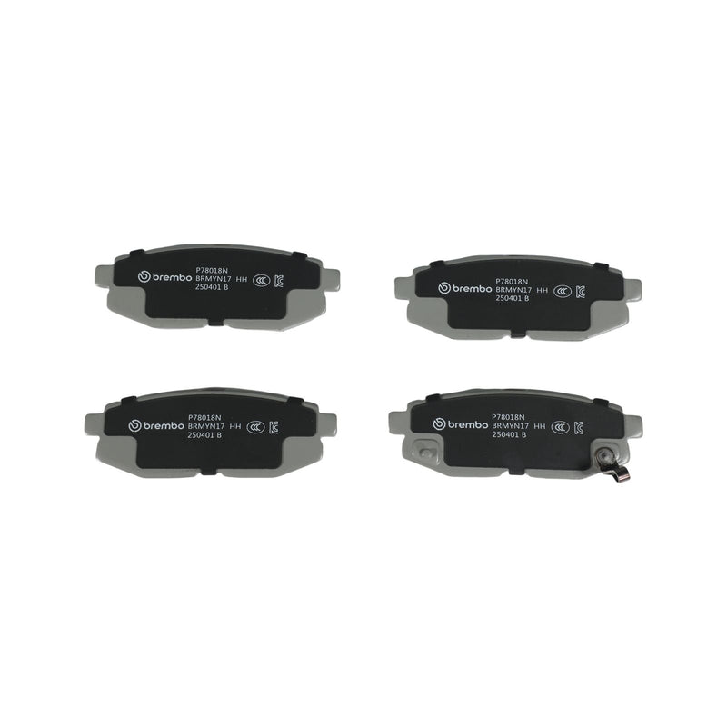 BREMBO Ceramic Rear Disc Brake Pad Set - P78018N