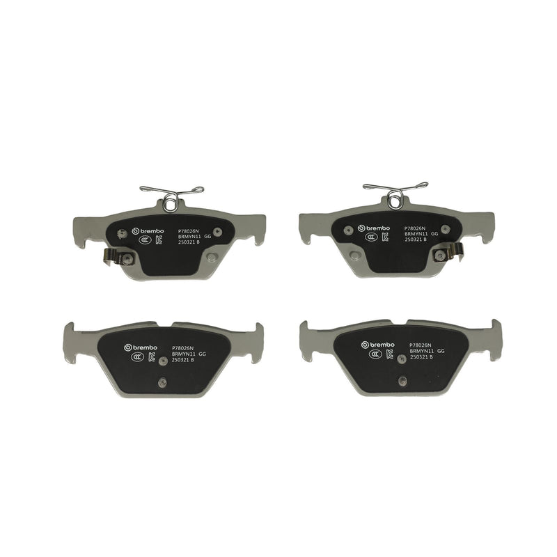 BREMBO Ceramic Rear Disc Brake Pad Set - P78026N