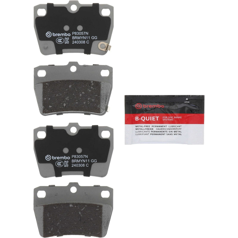 BREMBO Ceramic Rear Disc Brake Pad Set - P83057N