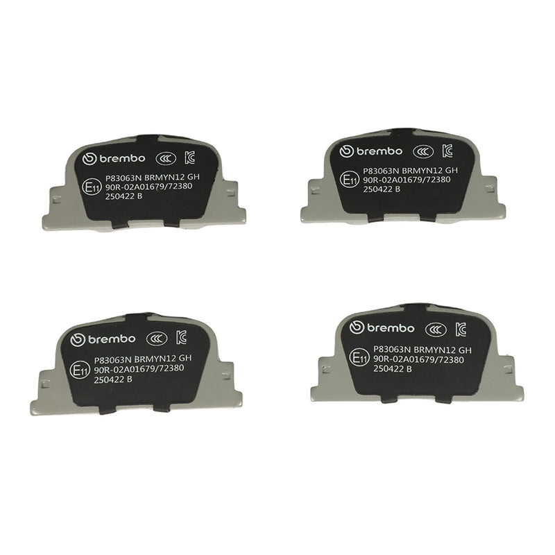 BREMBO Ceramic Rear Disc Brake Pad Set - P83063N