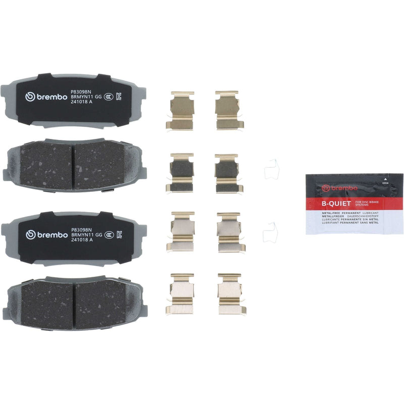 BREMBO Ceramic Rear Disc Brake Pad Set - P83098N