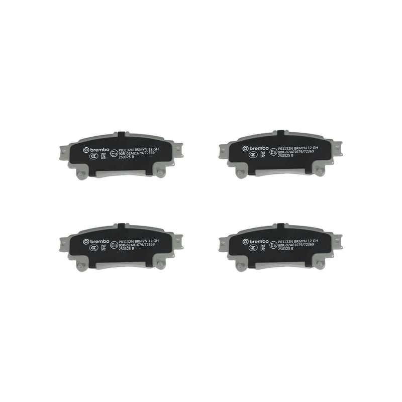 BREMBO Ceramic Rear Disc Brake Pad Set - P83132N