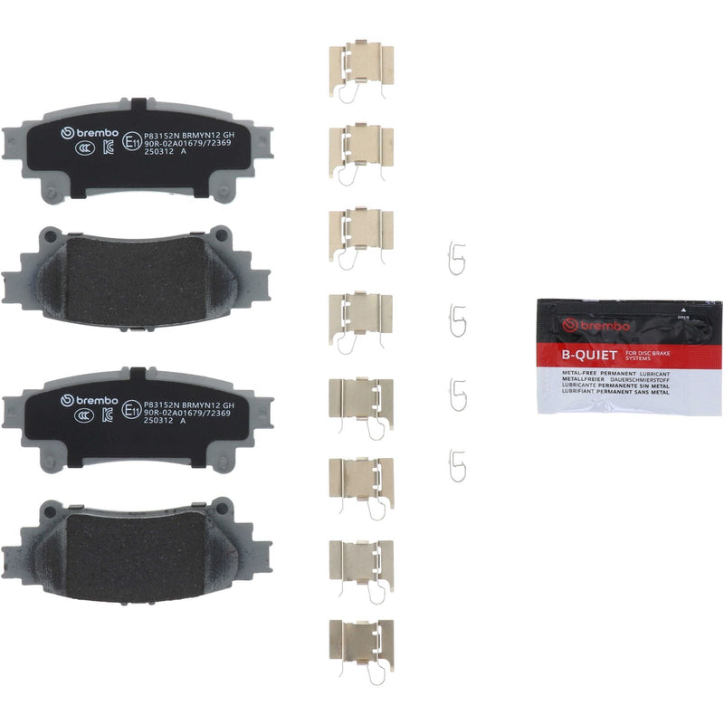 BREMBO Ceramic Rear Disc Brake Pad Set - P83152N