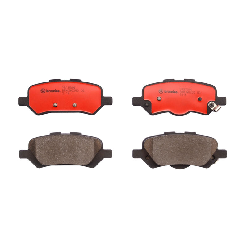 BREMBO Ceramic Rear Disc Brake Pad Set - P83158N
