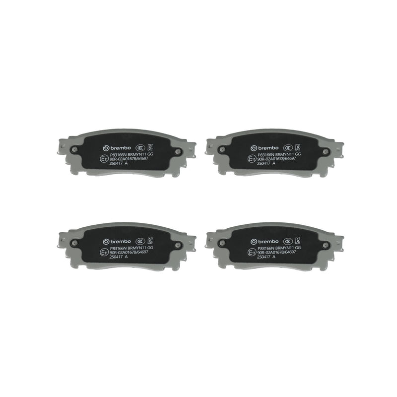BREMBO Ceramic Rear Disc Brake Pad Set - P83166N