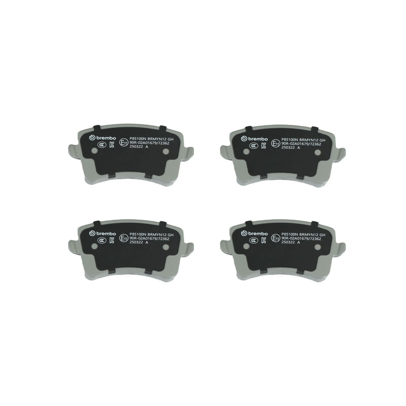 BREMBO Ceramic Rear Disc Brake Pad Set - P85100N