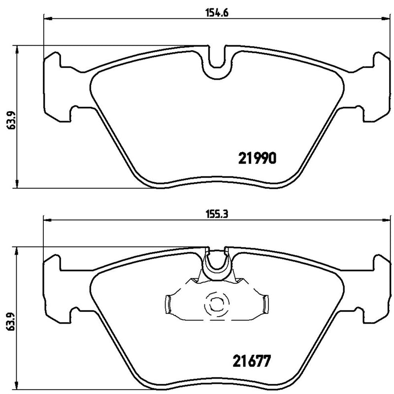 PRIME Low-Met Front Disc Brake Pad Set - P06065