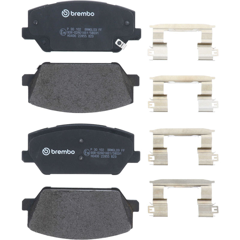 PRIME Low-Met Front Disc Brake Pad Set - P30102