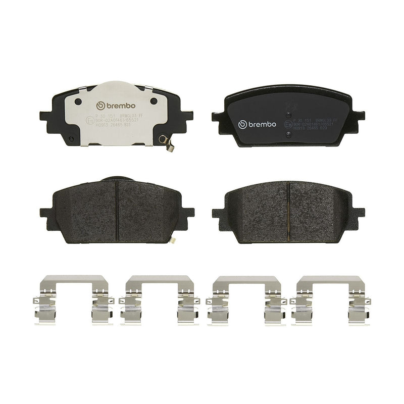 PRIME Low-Met Front Disc Brake Pad Set - P30151