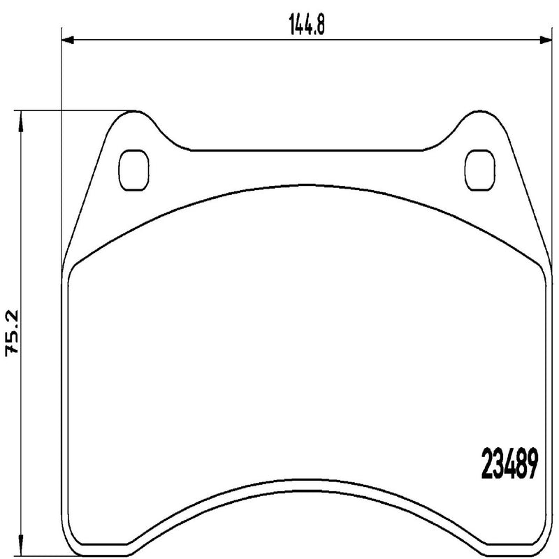 PRIME Low-Met Front Disc Brake Pad Set - P36014