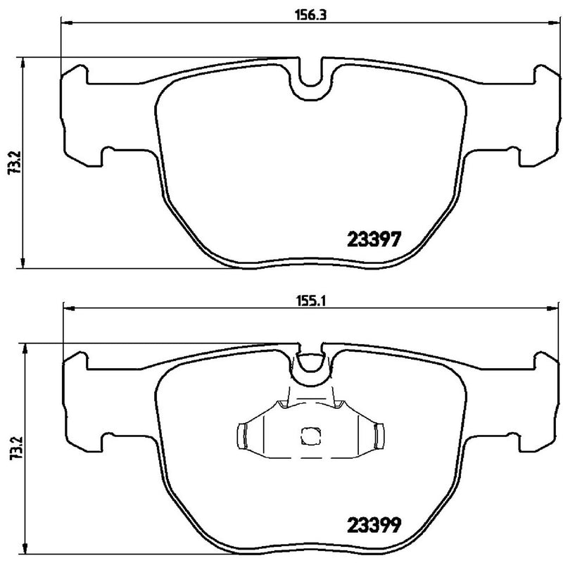 PRIME Low-Met Front Disc Brake Pad Set - P44012