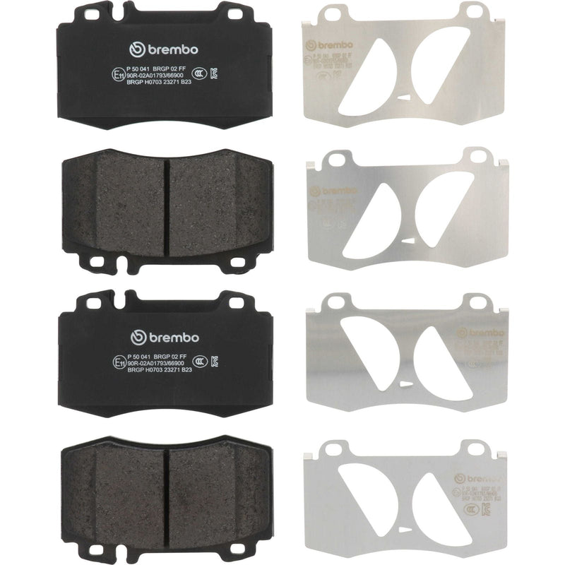 PRIME Low-Met Front Disc Brake Pad Set - P50041