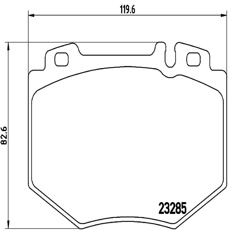 PRIME Low-Met Front Disc Brake Pad Set - P50048