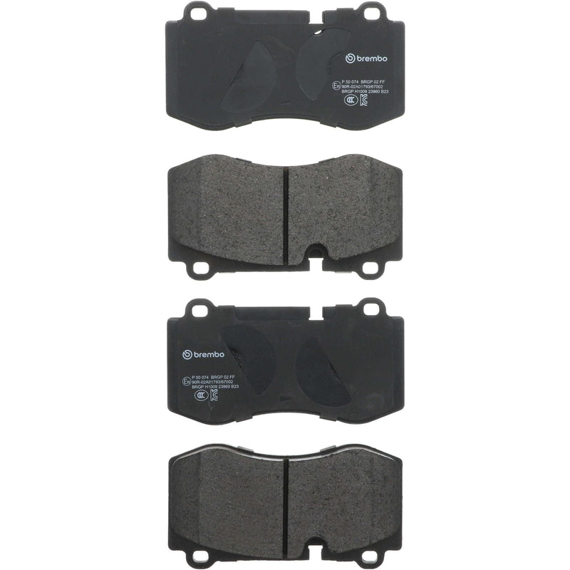 PRIME Low-Met Front Disc Brake Pad Set - P50074