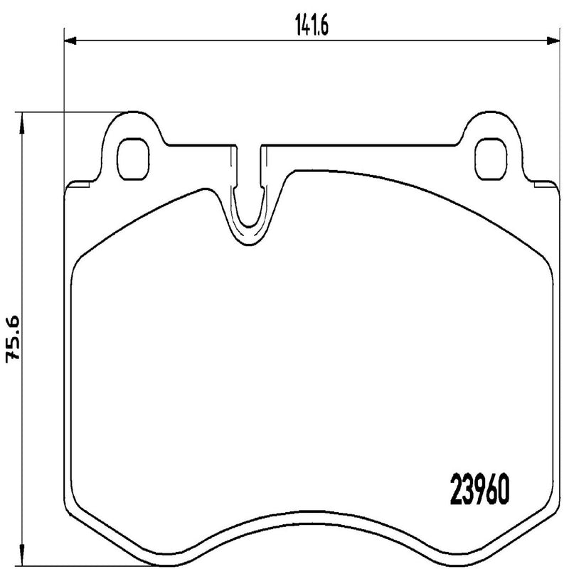 PRIME Low-Met Front Disc Brake Pad Set - P50074