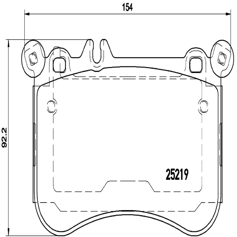PRIME Low-Met Front Disc Brake Pad Set - P50098