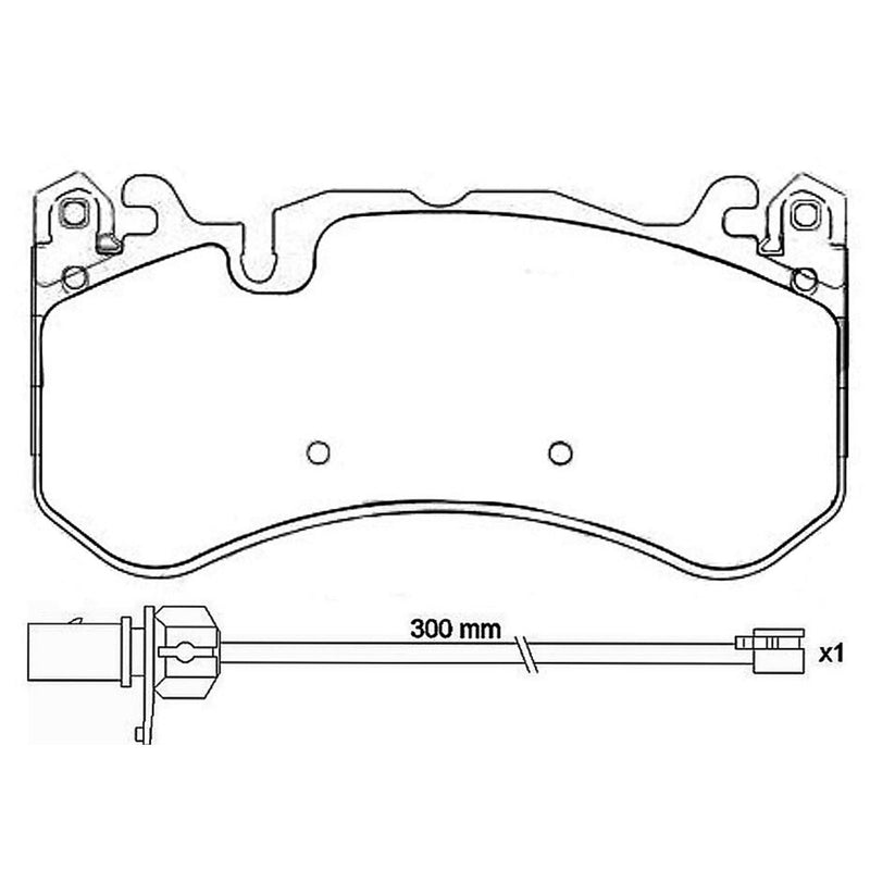 BREMBO Brake Pad Set P50127