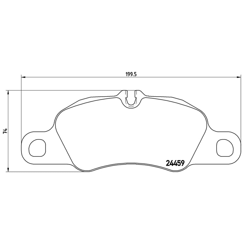 Brembo Brake Pad Set P65019