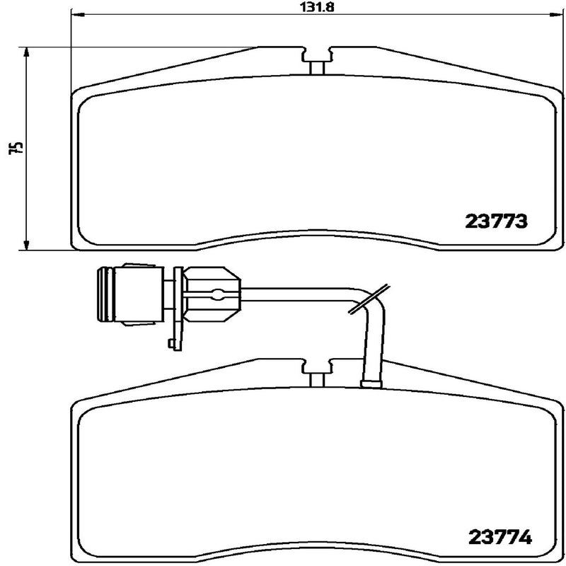 PRIME Low-Met Front Disc Brake Pad Set - P85053