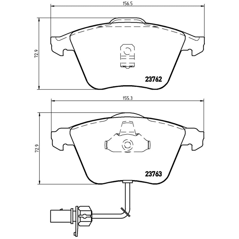 PRIME Low-Met Front Disc Brake Pad Set - P85056