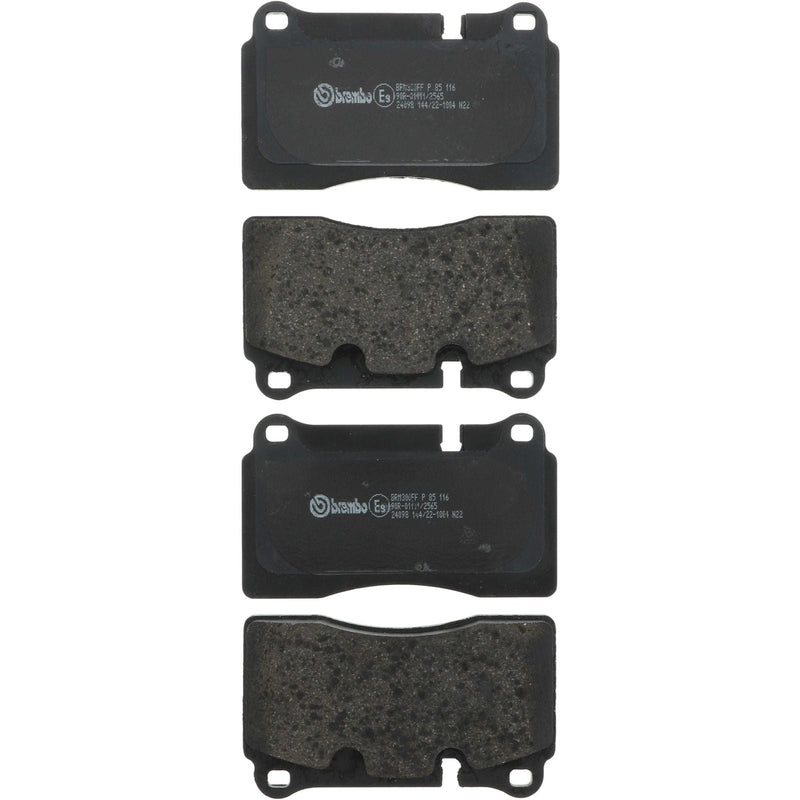 PRIME Low-Met Front Disc Brake Pad Set - P85116