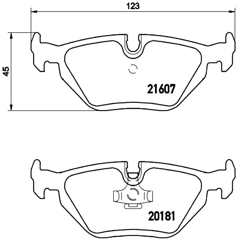 PRIME Low-Met Rear Disc Brake Pad Set - P06013