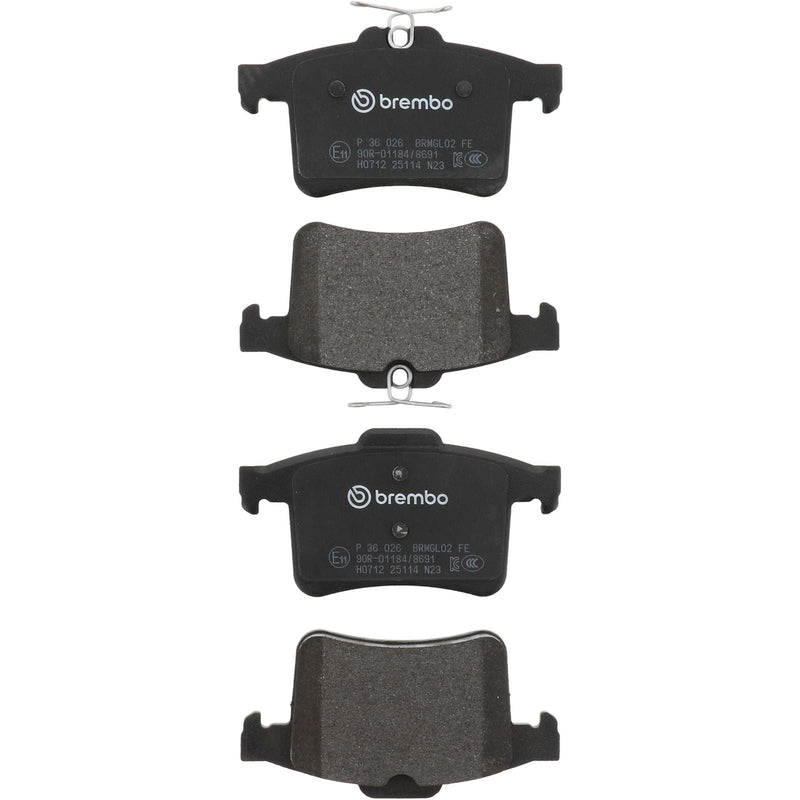 PRIME Low-Met Rear Disc Brake Pad Set - P36026