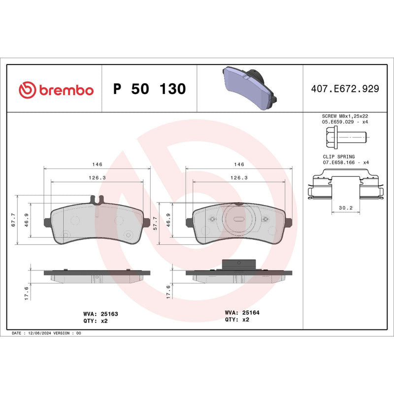 PRIME Low-Met Rear Disc Brake Pad Set - P50130