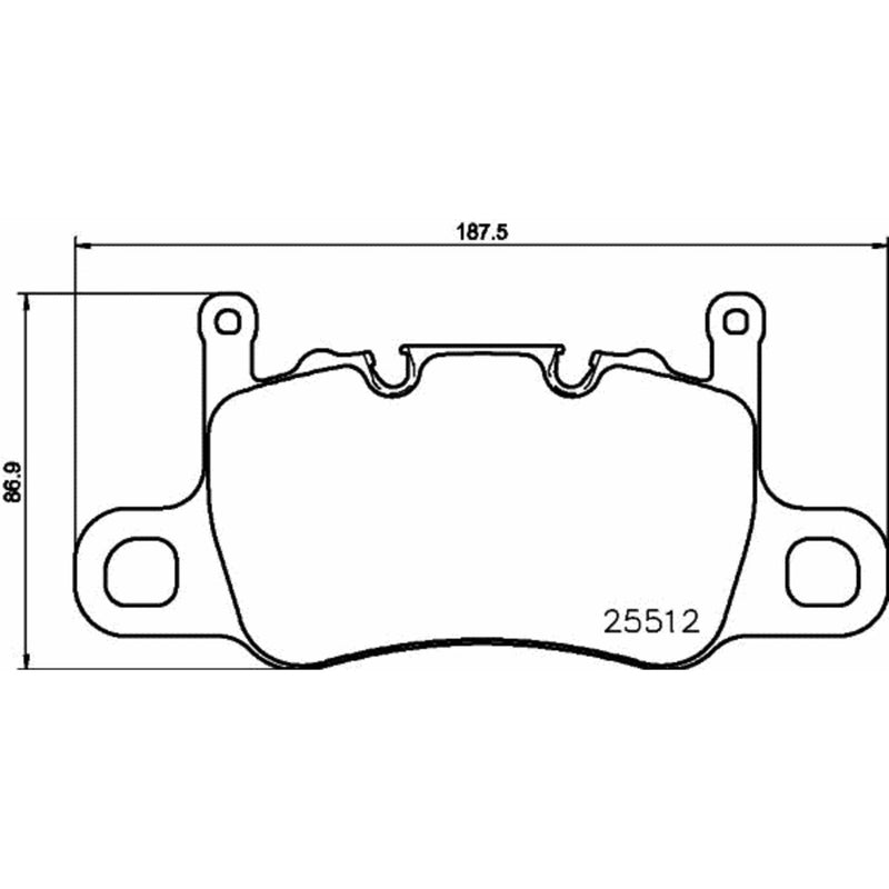 PRIME Low-Met Rear Disc Brake Pad Set - P65037