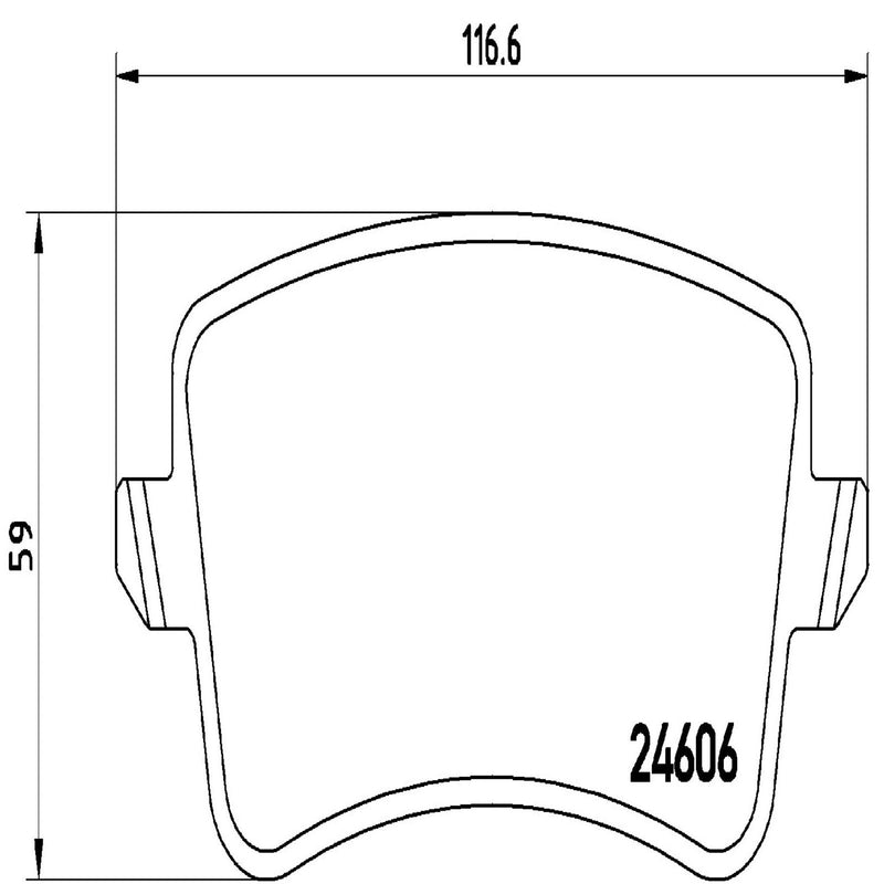 PRIME Low-Met Rear Disc Brake Pad Set - P85100