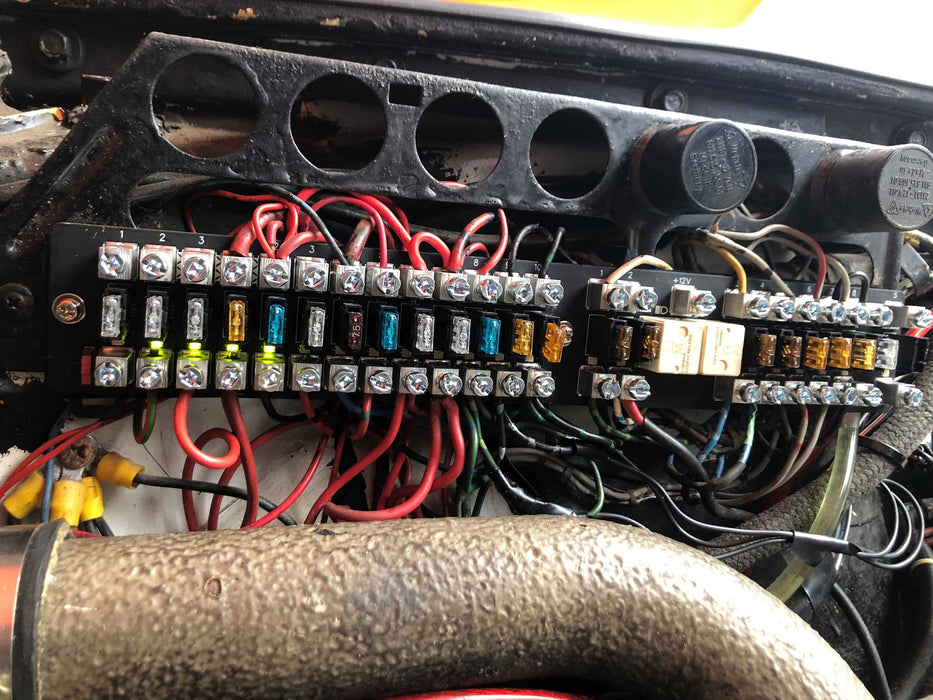 Porsche 911 Mini Blade Fuse Panel Upgrade Set 74-89