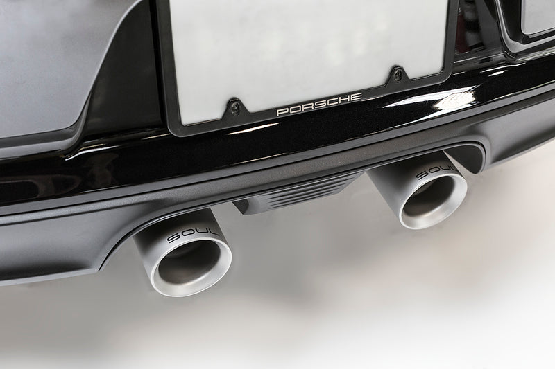 Porsche 991.2 Carrera (with PSE) SOUL Bolt On Exhaust Tips