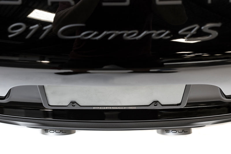 Porsche 991.2 Carrera (with PSE) SOUL Bolt On Exhaust Tips