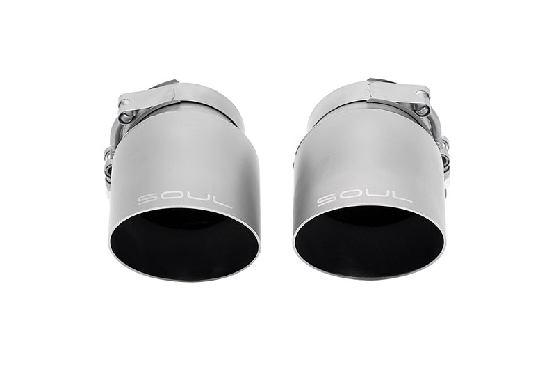 Porsche 991.2 Carrera (with PSE) SOUL Bolt On Exhaust Tips