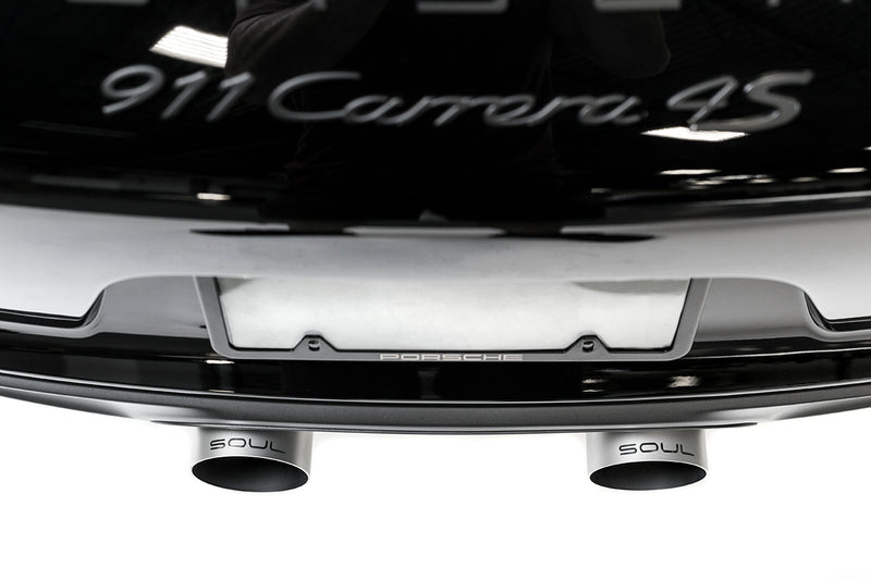 Porsche 991.2 Carrera (with PSE) SOUL Bolt On Exhaust Tips