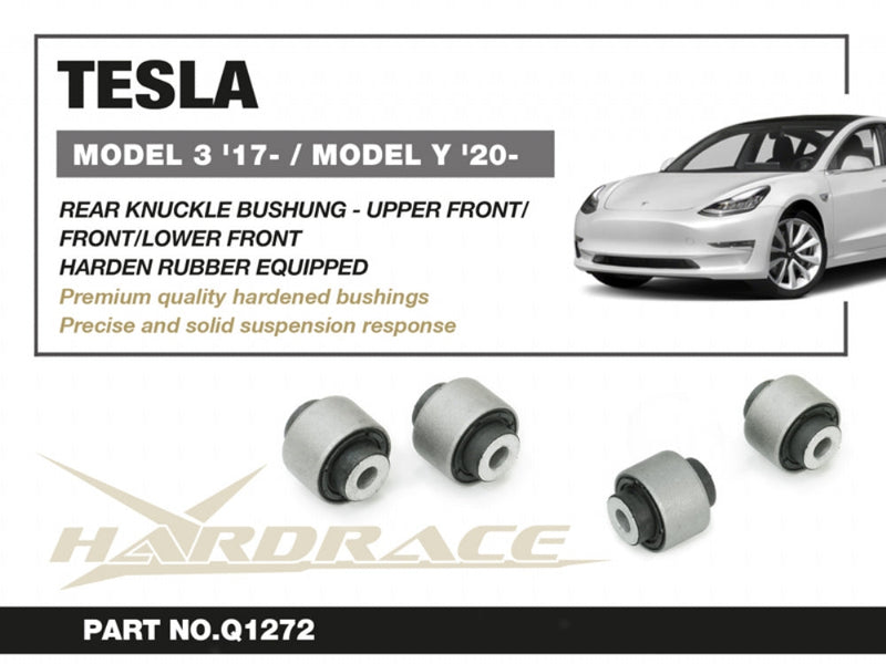Rear Knuckle Bushing (Harden Rubber) Fit Upper Front / Front / Lower Front for Model Y/3