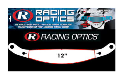 STILO 3459CP HELMET TEAR-OFFS PERIMETER ST5 SMALL TAB 4MM CLEAR -PACK OF 30