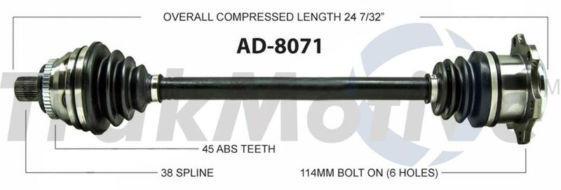 CV Axle Shaft – Front
