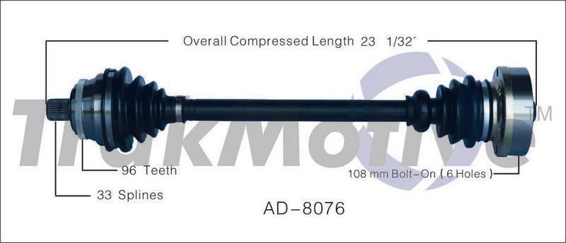 CV Axle Shaft – Front Driver Side