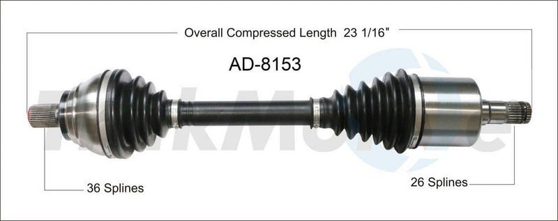 CV Axle Shaft – Front Driver Side