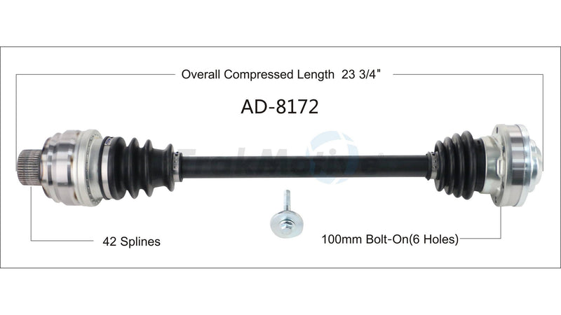 CV Axle Shaft – Rear
