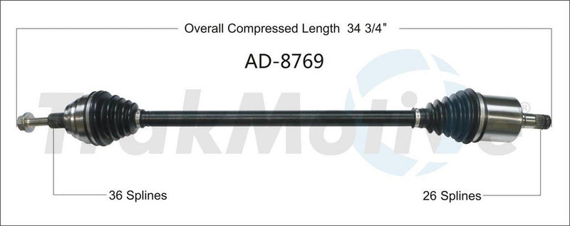 CV Axle Shaft – Front Passenger Side