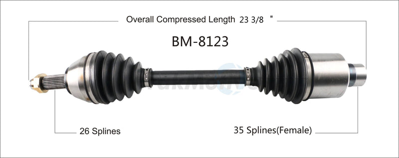 CV Axle Shaft – Front Passenger Side