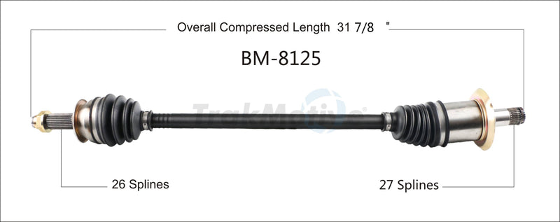 CV Axle Shaft – Rear Driver Side