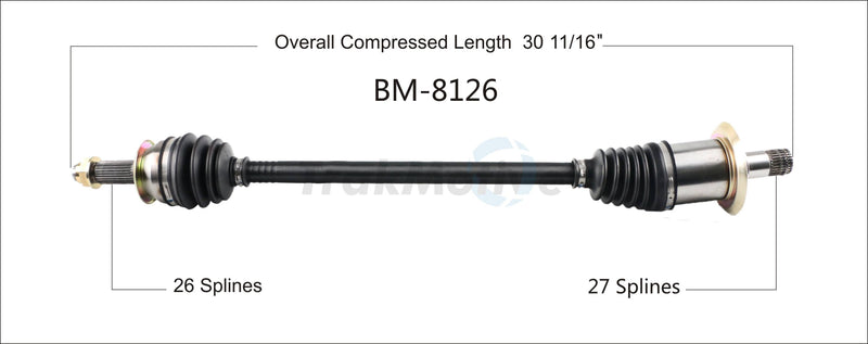 CV Axle Shaft – Rear Passenger Side