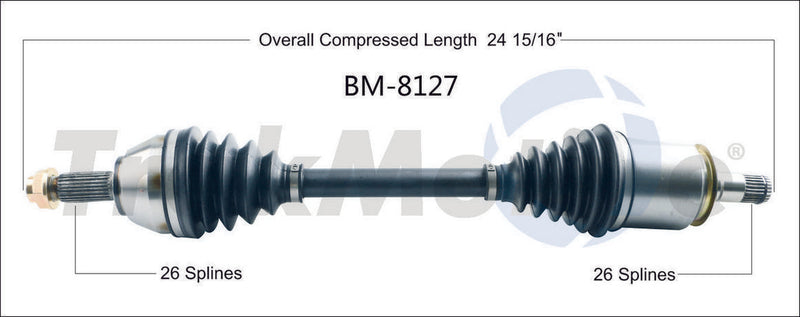 CV Axle Shaft – Front Driver Side